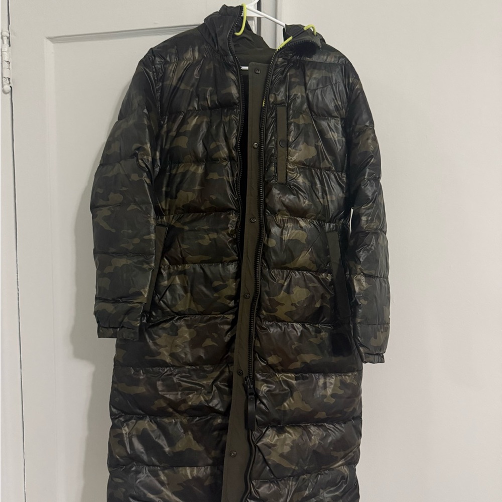 Sanctuary Camouflage Puffer Jacket